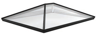 Kornich Aluminium Roof Lantern in Matt Black