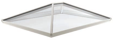 Kornich Aluminium Roof Lantern in White